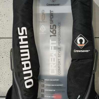 SHIMANO Crewfit 165N Sport Automatic Lifejacket – Black Grey
