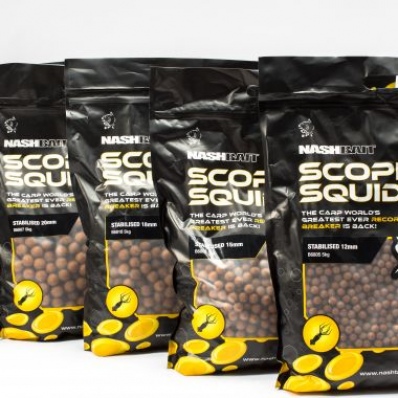 NASH TACKLE Scopex Squid Boilies Stabilised 18mm 5kg