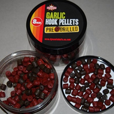 Dynamite Baits Pellets Pre-Drilled Hook Pellets 350g Garlic 8mm 23,11EUR//kg