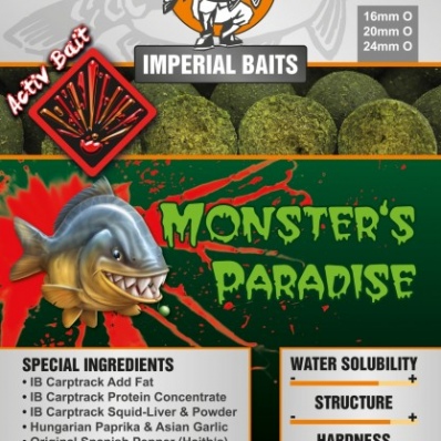 IMPERIAL BAITS IB Carptrack Monsters Paradise CW/Activ Bait 20mm 5kg -  MemelCarp tackle