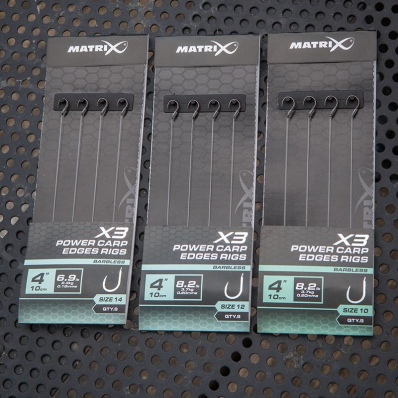 Matrix X3 Power Carp Edge 10cm Rigs