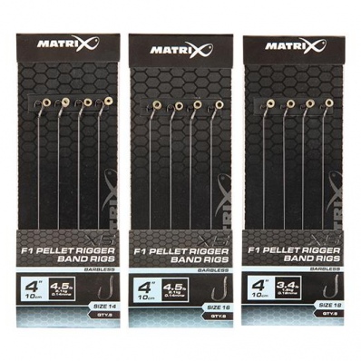 Matrix X5 F1 Pellet Rigger 10cm Band Rigs