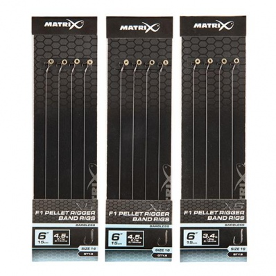 Matrix X5 F1 Pellet Rigger 15cm Band Rigs