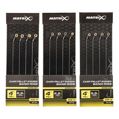 Matrix X6 Carp Pellet Rigger 10cm Band Rigs