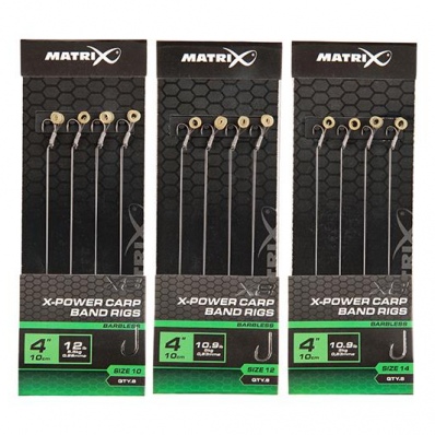 Matrix X8 X-Power Carp 10cm Band Rigs