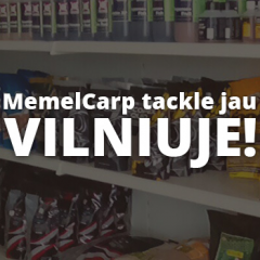 Nauja MemelCarp tackle parduotuvė Vilniuje!