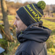 Matrix Lime Grey Bobble Hat