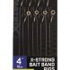Matrix MXC-4 X-Strong Bait Band Rigs 10cm/4ins