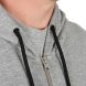 Spomb™  Grey Zipped Hoody